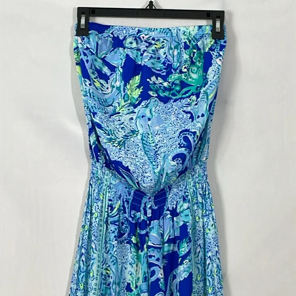 NWT Lilly Pulitzer Pim Jumpsuit Sea Sirens Size XS EUC - Picture 6 of 14